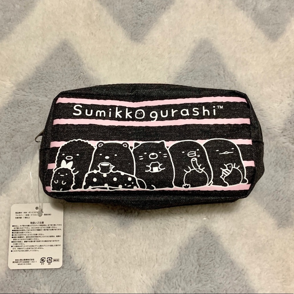 San-X Sumikko Gurashi Zipper Pouch NWT